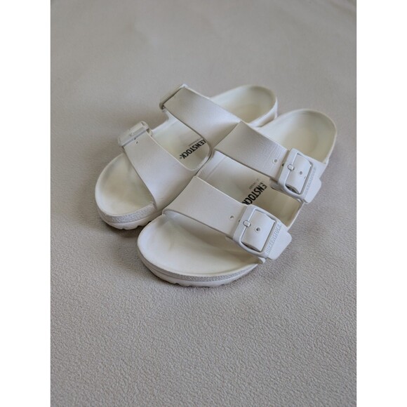 Birkenstock Arizona Essentials EVA Slide Antique White Women's Size 37 US 6.5 - Picture 2 of 8